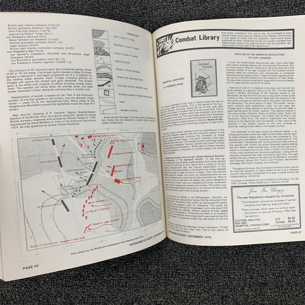 Wargamer’s Digest Magazine  Vol #4 #2 December 1976 Strategy Elizabethan Wars - Picture 5 of 8